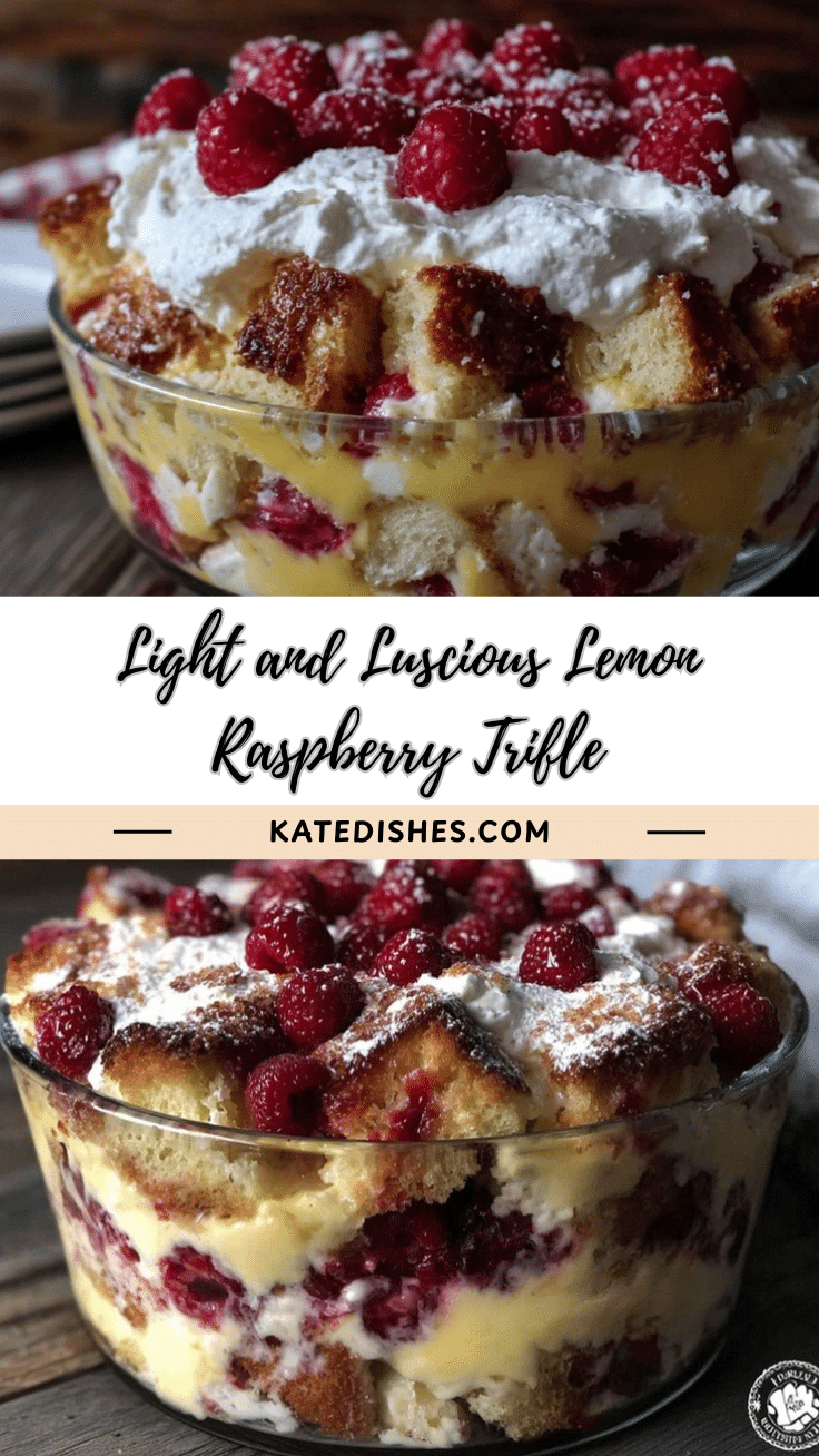 light lemon raspberry trifle recipe