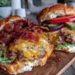 loaded bacon cheeseburgers - featured image