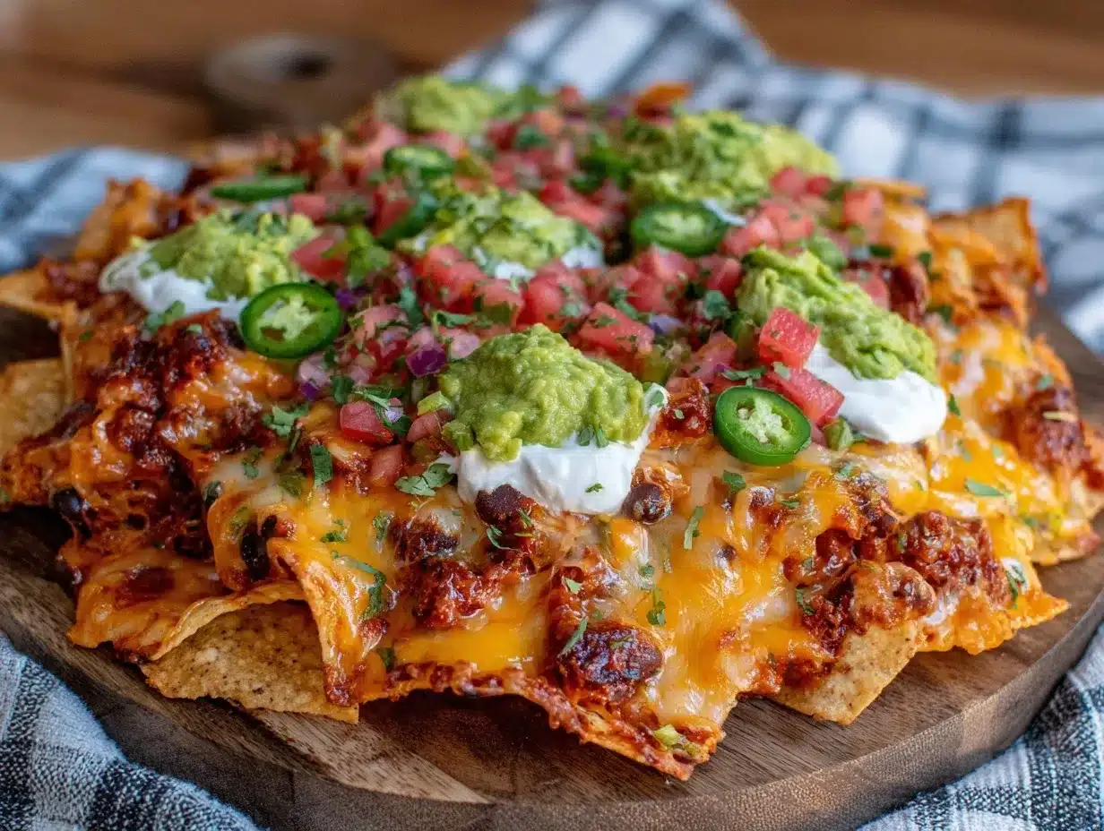 Loaded Nachos Supreme preparation steps