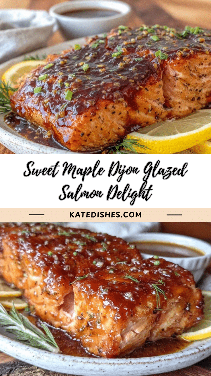 maple dijon glazed salmon recipe