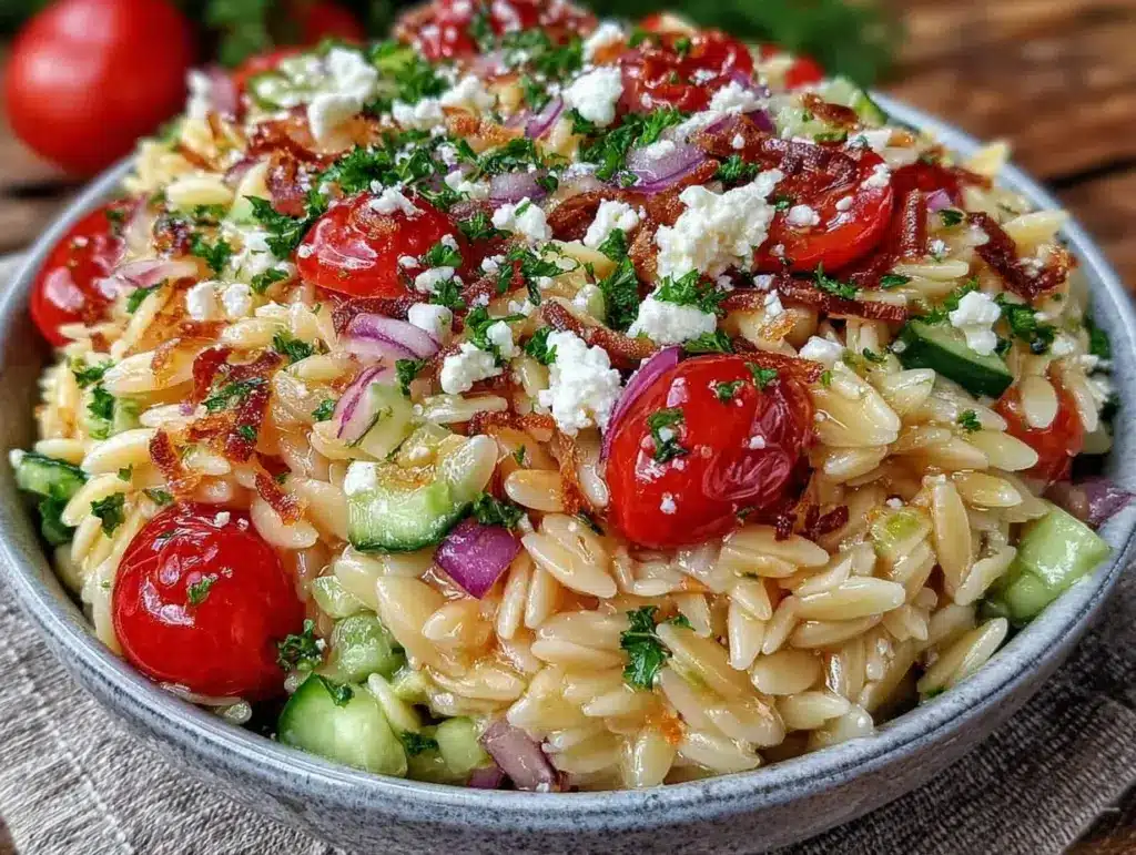 Mediterranean Orzo Salad - featured image