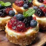 mini lemon cheesecakes - featured image