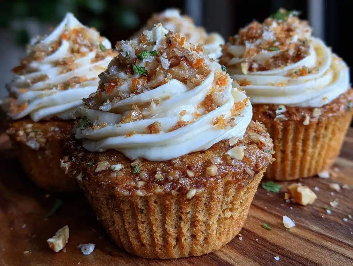 moist carrot cake cupcakes preparation steps