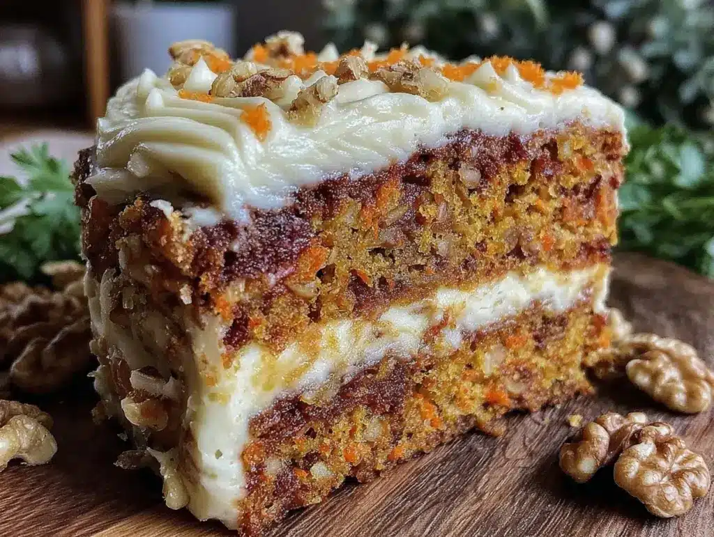 moist carrot cake layer cake - featured image