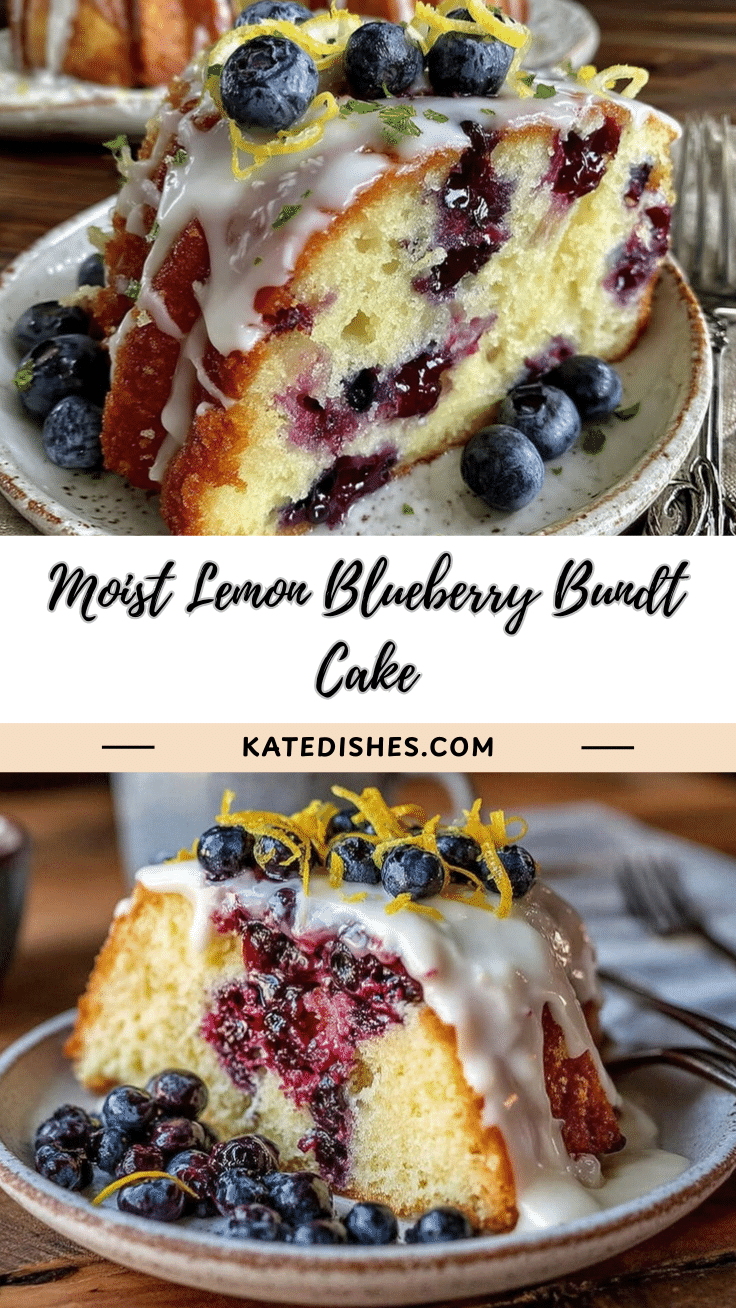 moist lemon blueberry bundt cake recipe