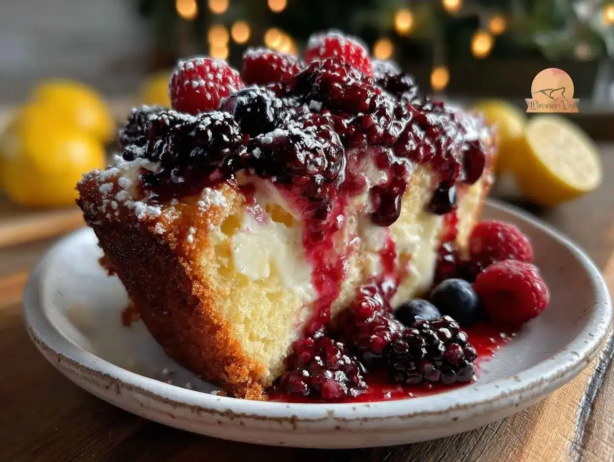 moist lemon cream cheese pound cake preparation steps