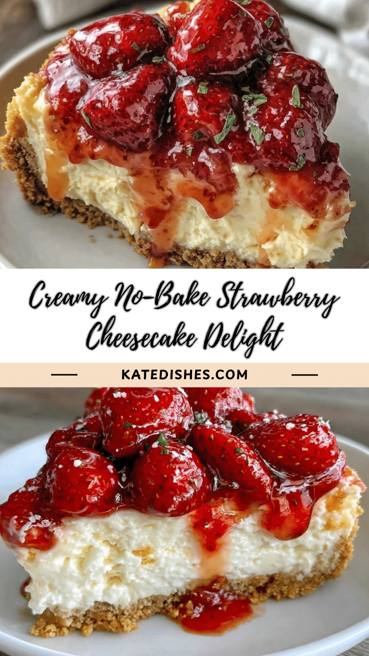 no bake strawberry cheesecake recipe