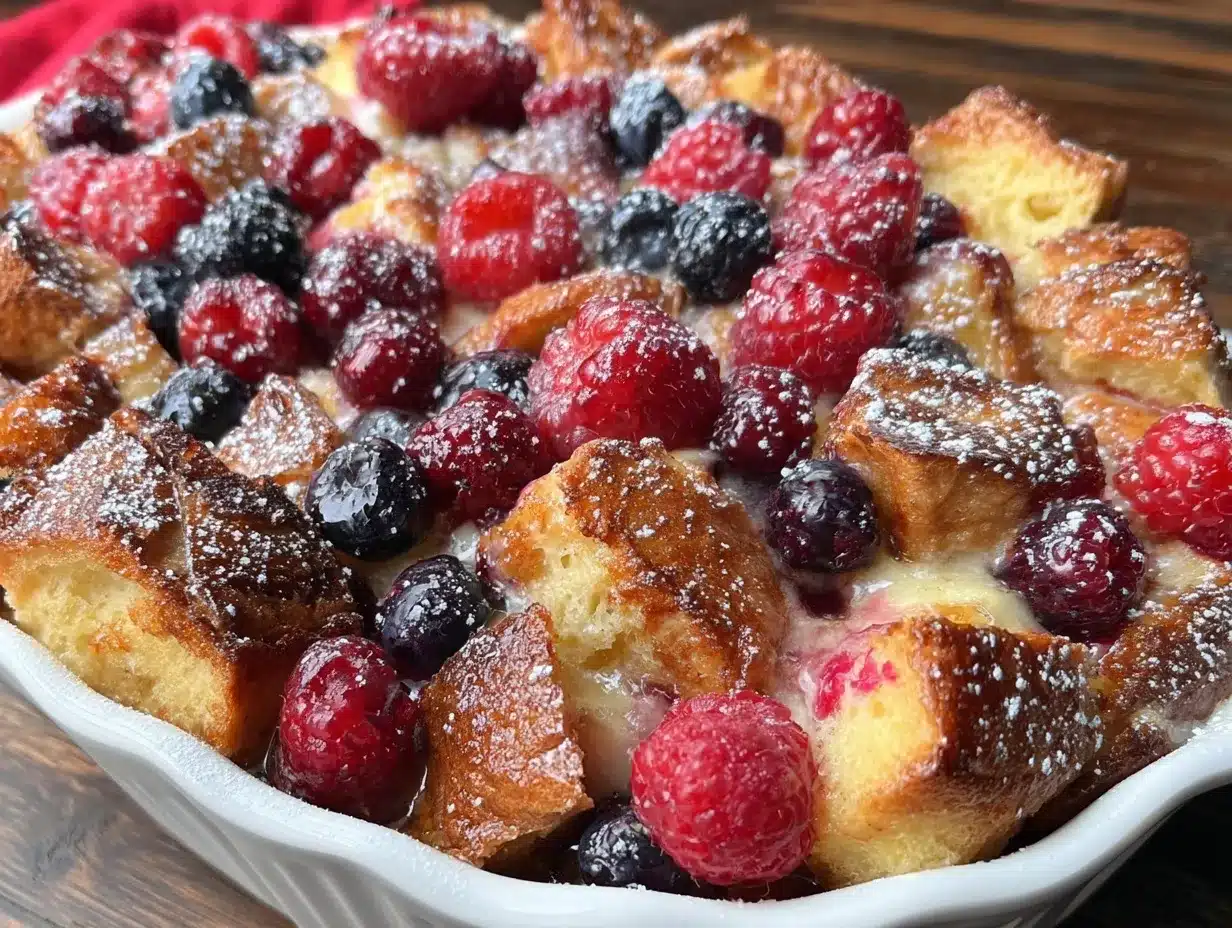 overnight french toast casserole preparation steps