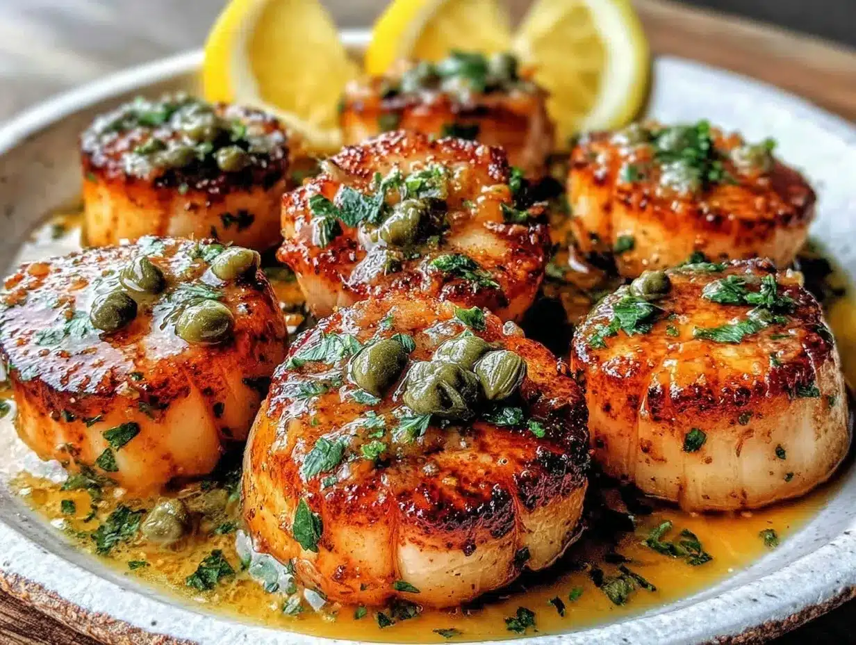 pan-seared scallops recipe preparation steps