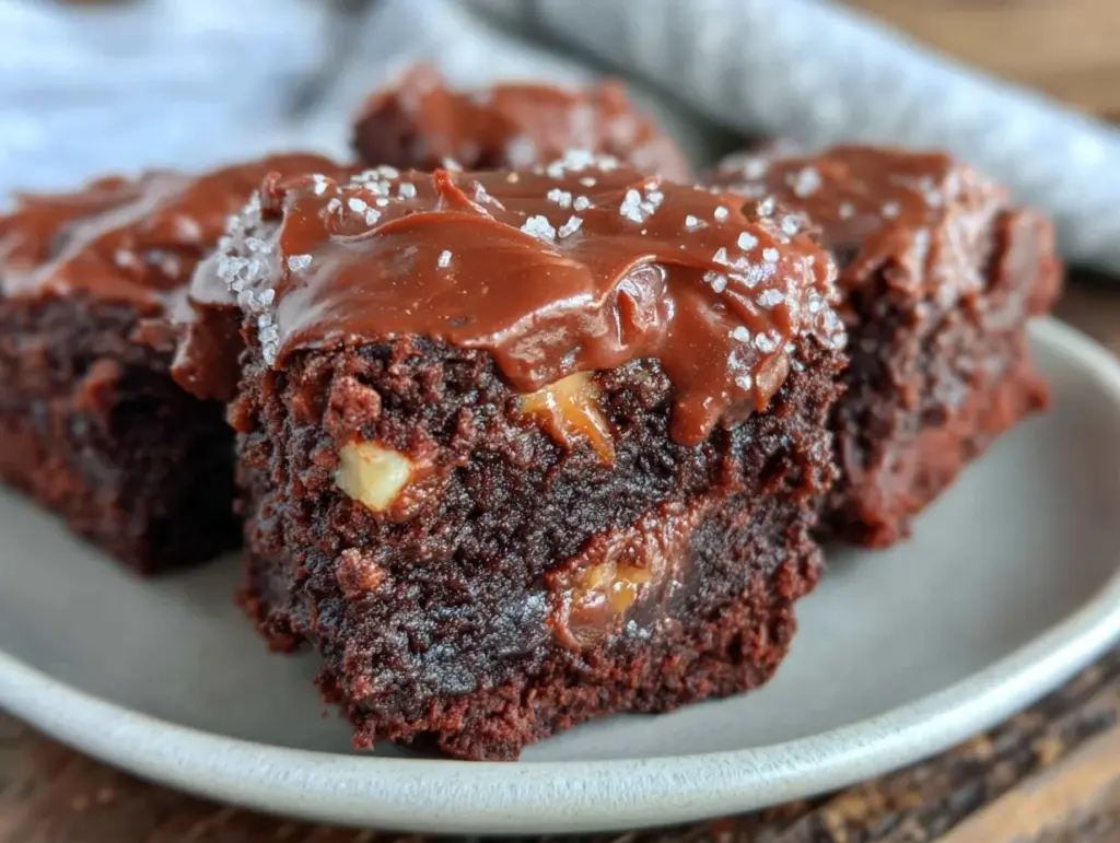 peanut butter cup brownies - featured image