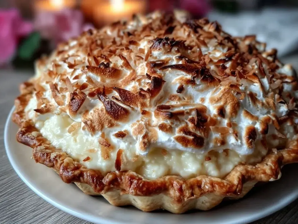 perfect coconut cream pie - featured image