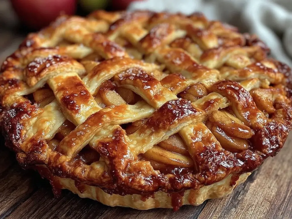 perfect flaky apple pie - featured image