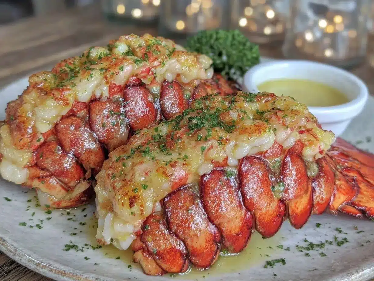 perfect lobster tail with garlic butter preparation steps