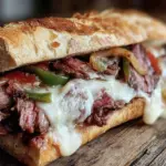 Philly cheesesteak with provolone cheese - featured image