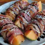 prosciutto-wrapped melon - featured image