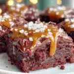 salted caramel brownies - featured image