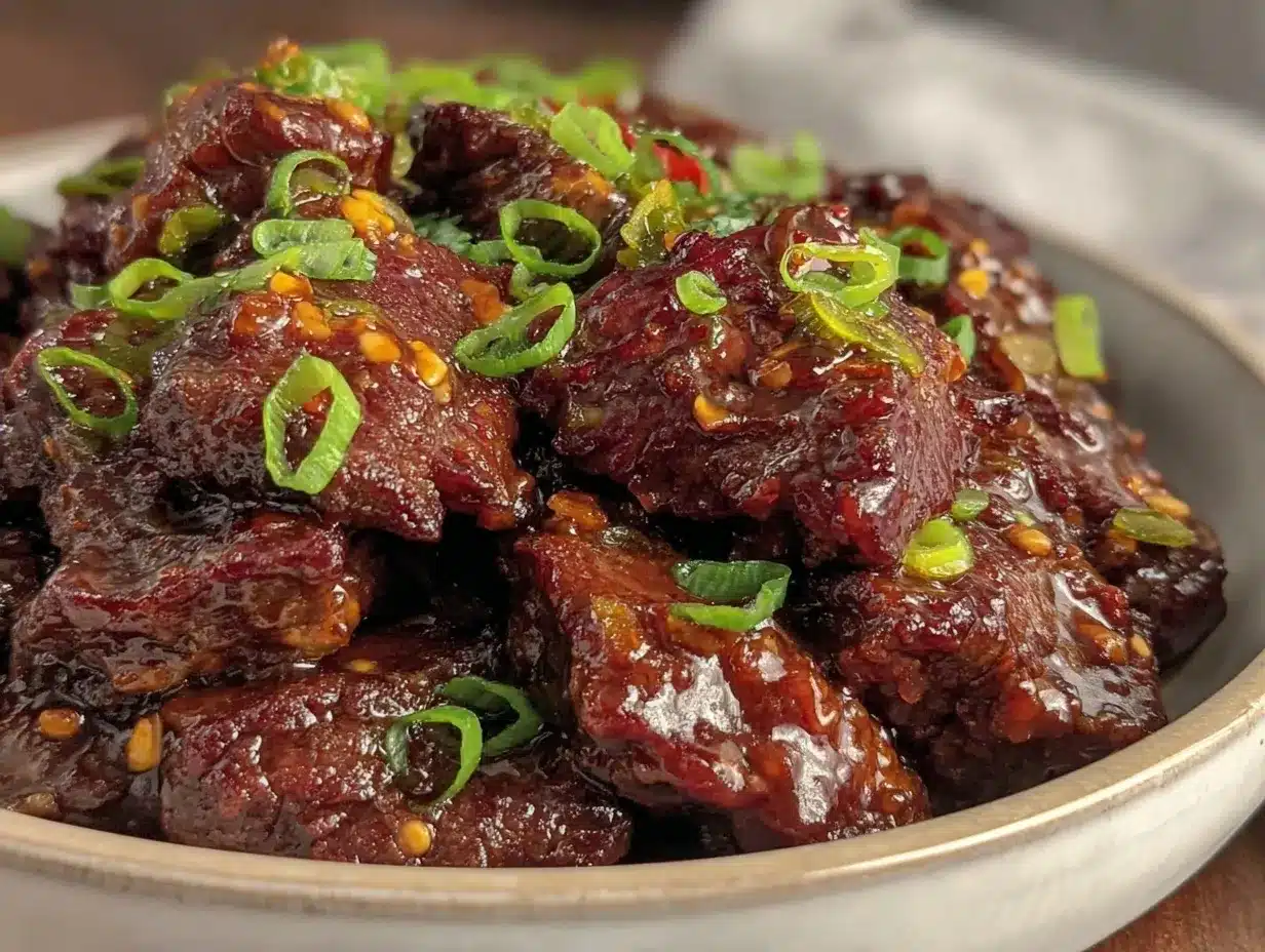 savory mongolian beef preparation steps