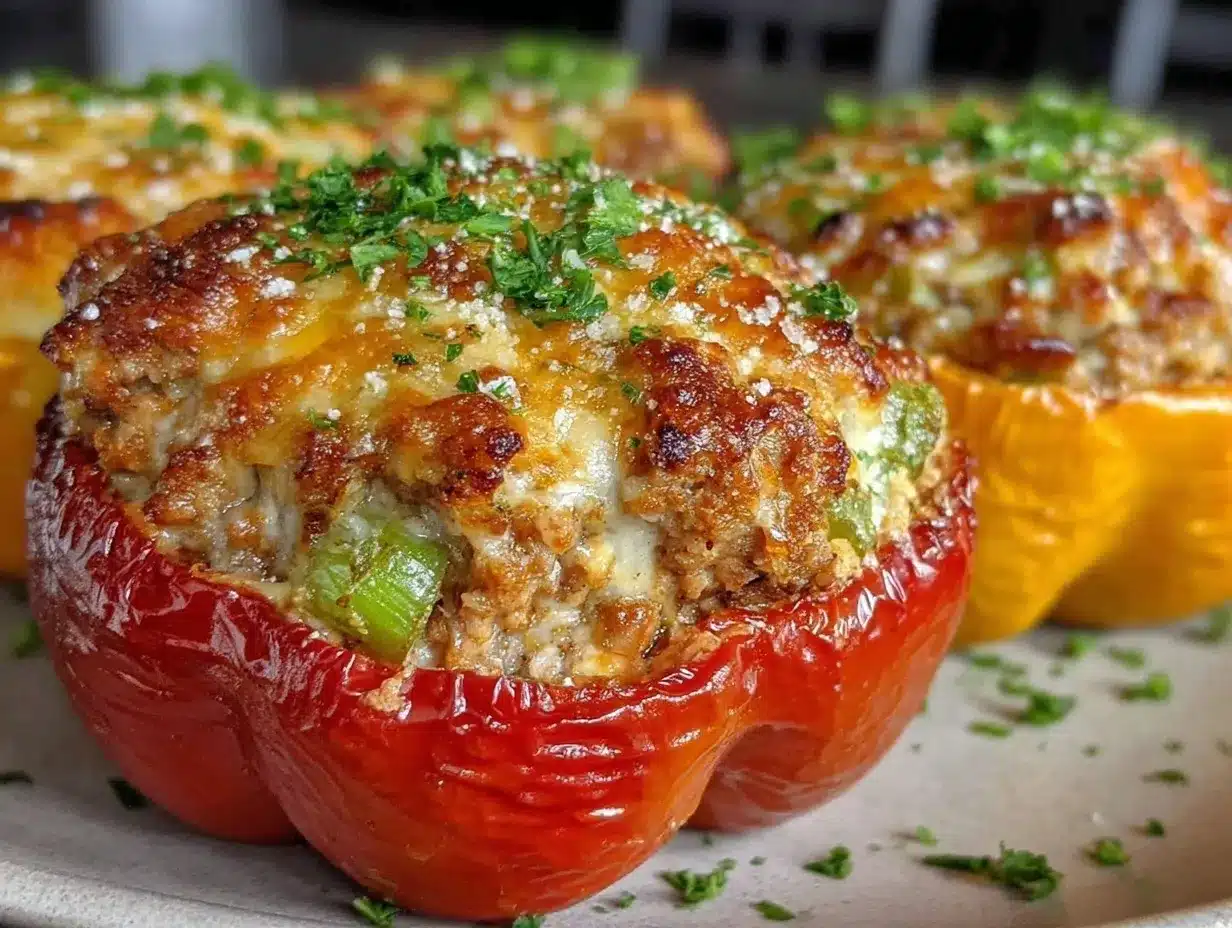 savory stuffed bell peppers preparation steps