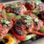 sheet pan chicken fajitas - featured image