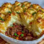 shepherds pie with lamb and vegetables - featured image