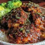 slow cooker honey garlic chicken - featured image