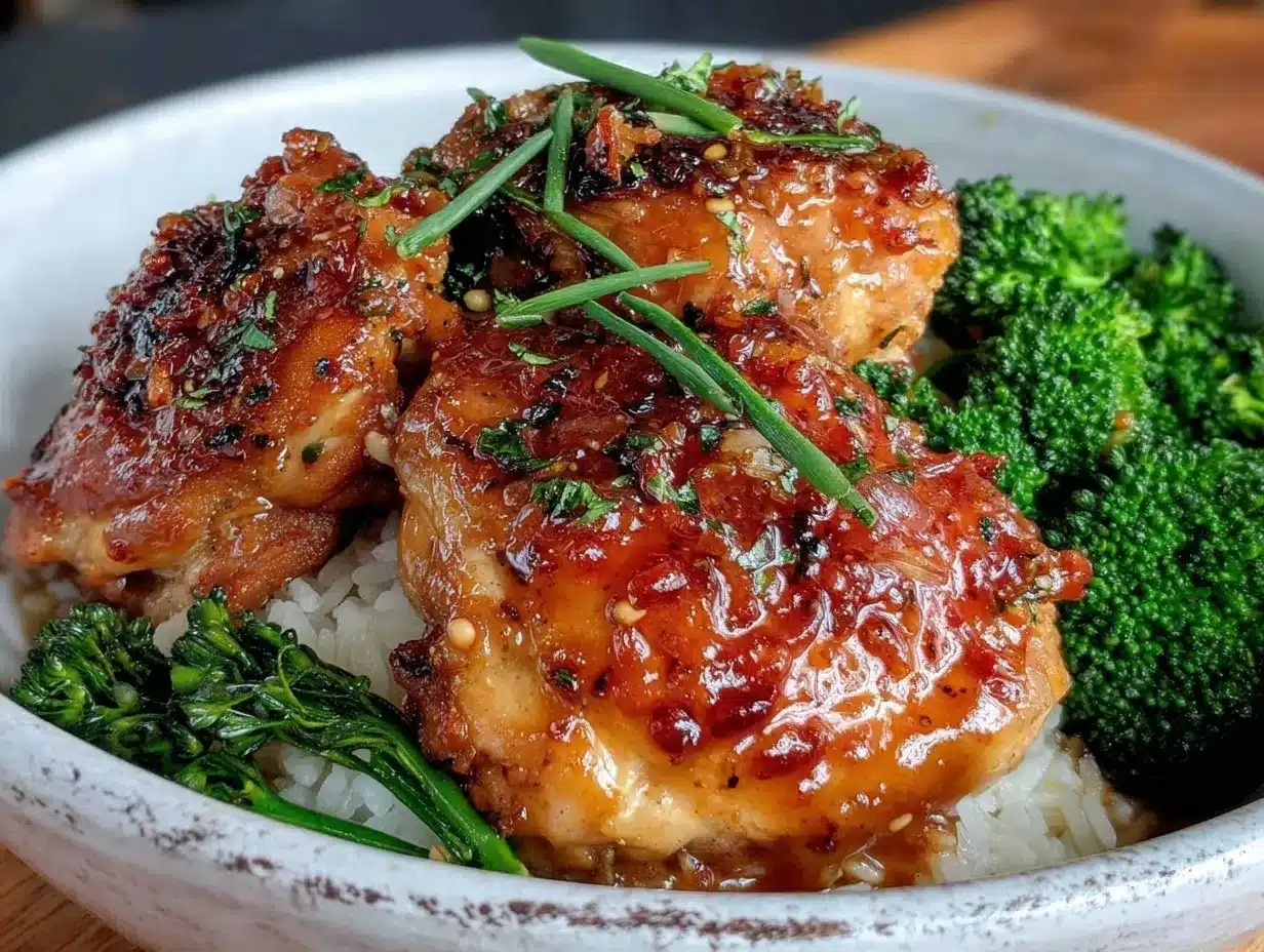 slow cooker honey garlic chicken preparation steps