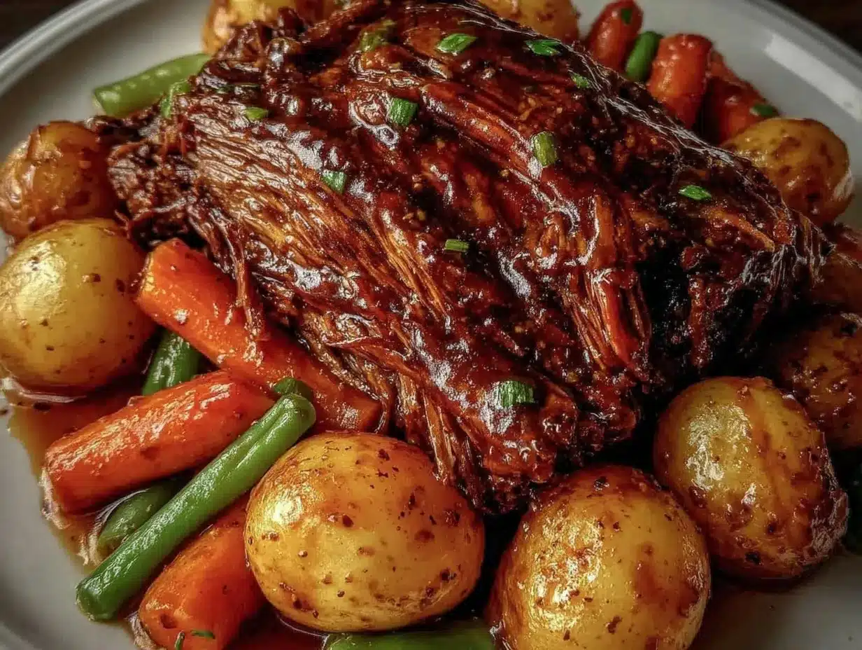 slow cooker pot roast preparation steps