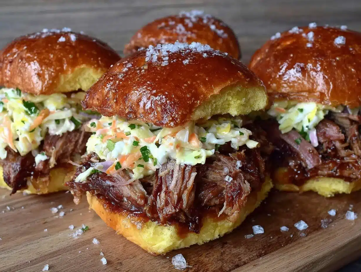 smoked pulled pork sliders preparation steps