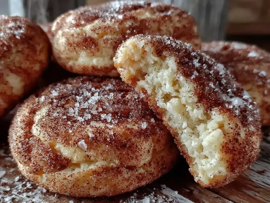soft snickerdoodle cookies - featured image