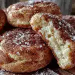 soft snickerdoodle cookies - featured image