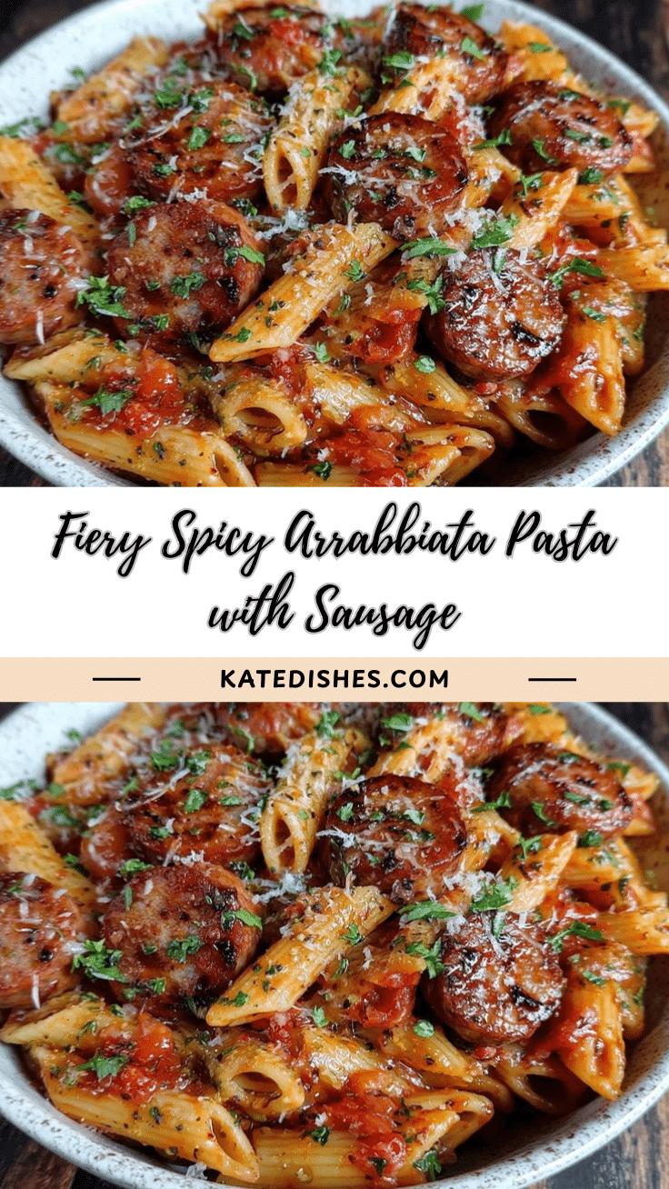spicy arrabbiata pasta with italian sausage recipe