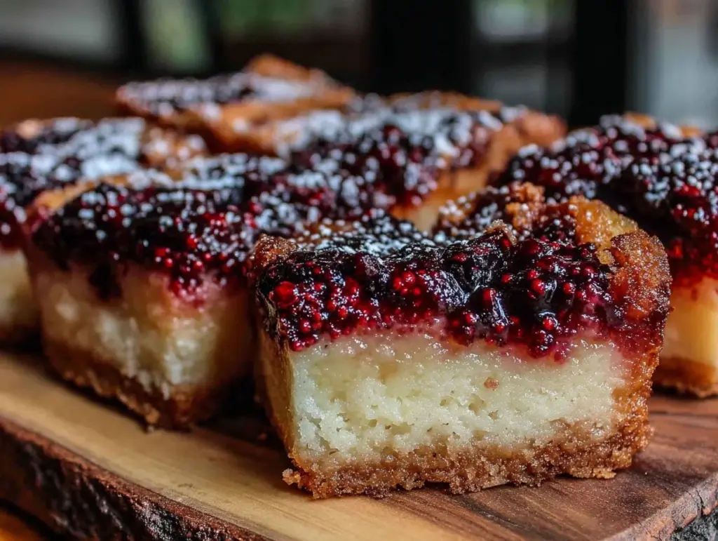 tangy raspberry lemon bars - featured image