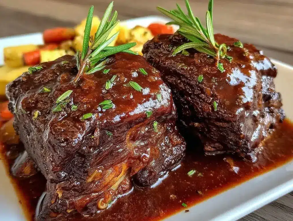 tender braised short ribs - featured image