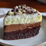 triple chocolate mousse cake - featured image