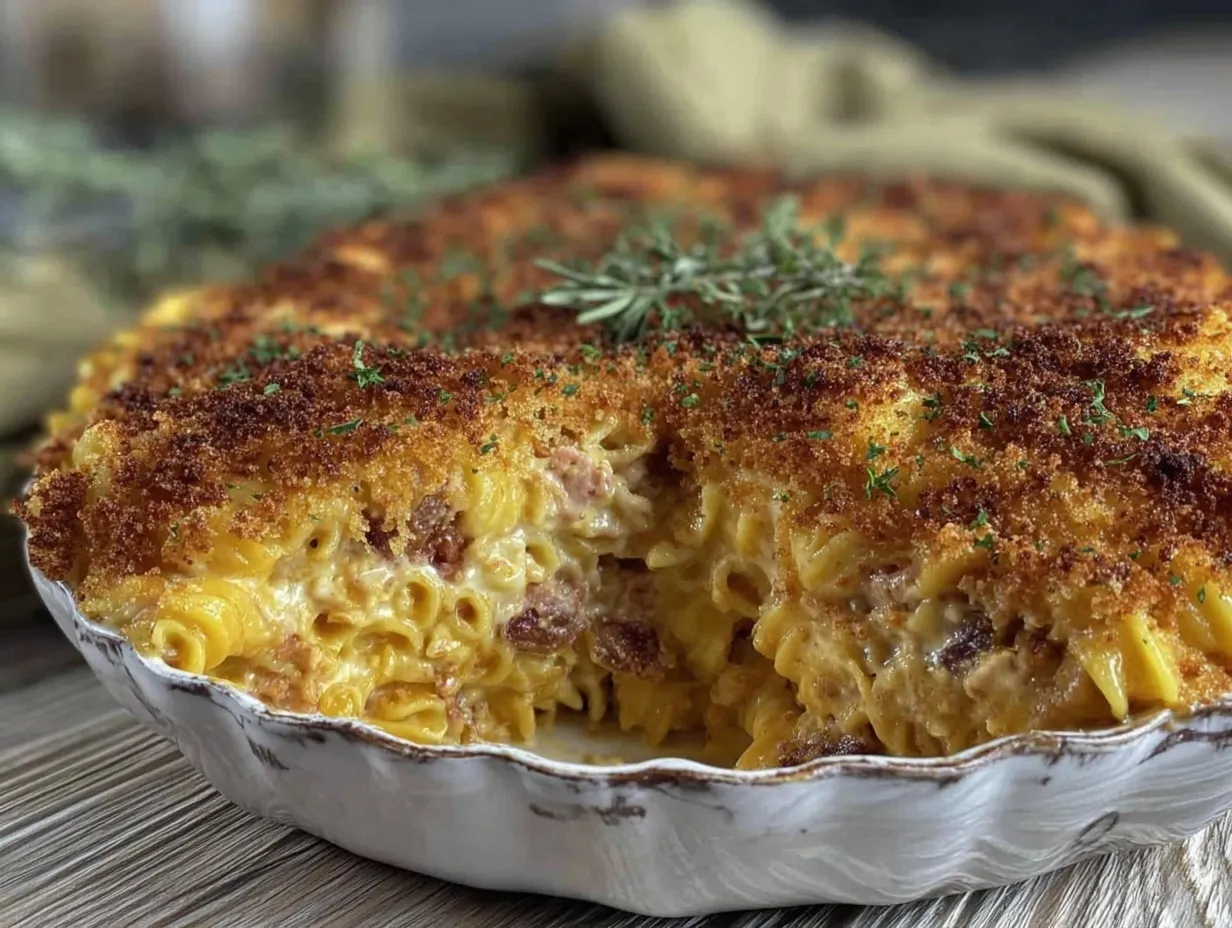 tuna noodle casserole preparation steps