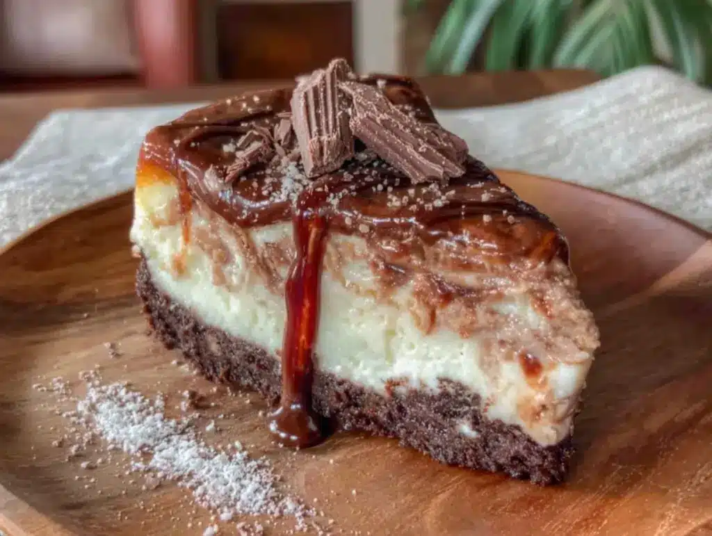 Baileys Irish Cream Chocolate Cheesecake - featured image