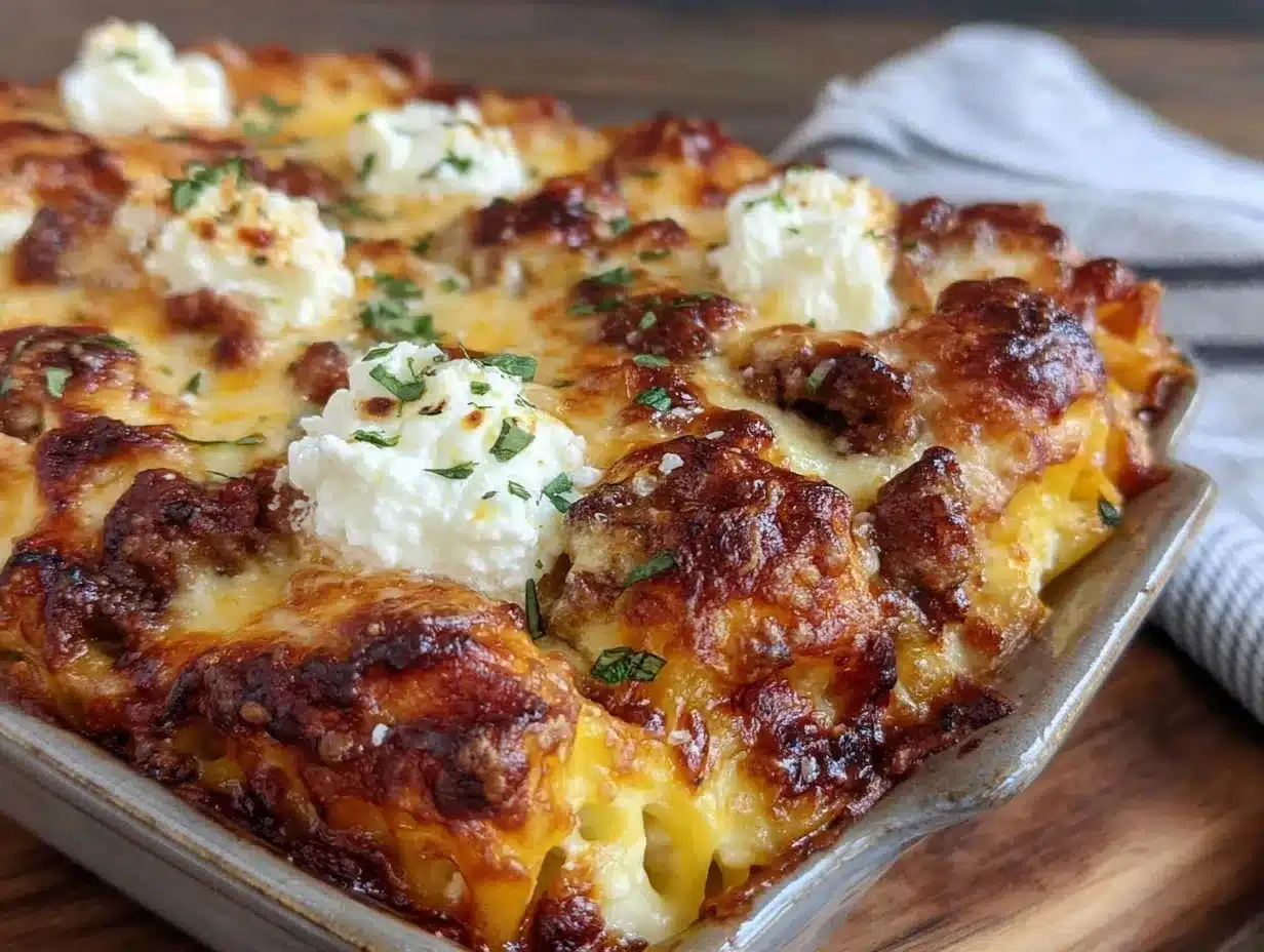 baked ziti with ricotta and italian sausage preparation steps