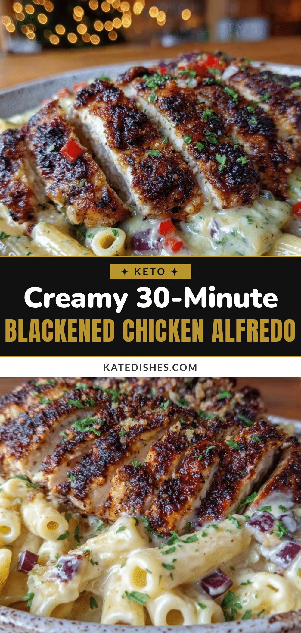 blackened chicken alfredo recipe