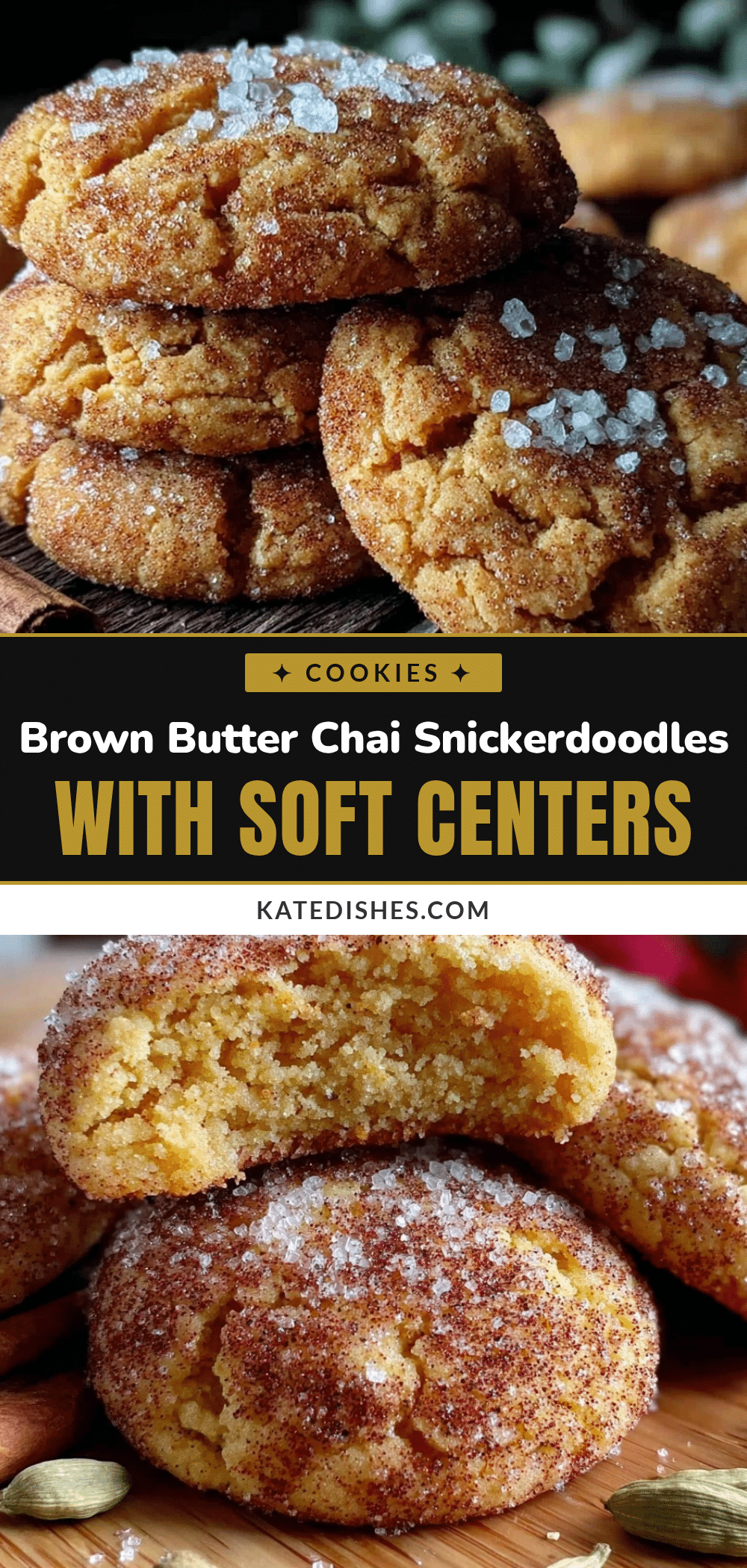 brown butter chai snickerdoodles recipe