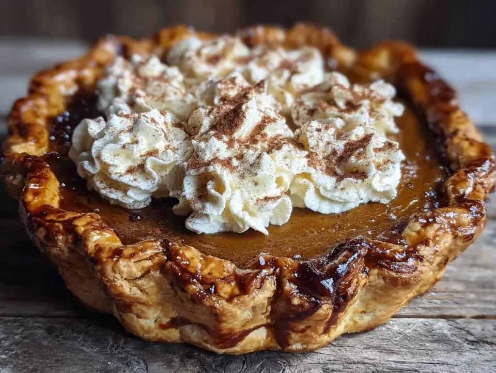 brown butter pumpkin pie - featured image
