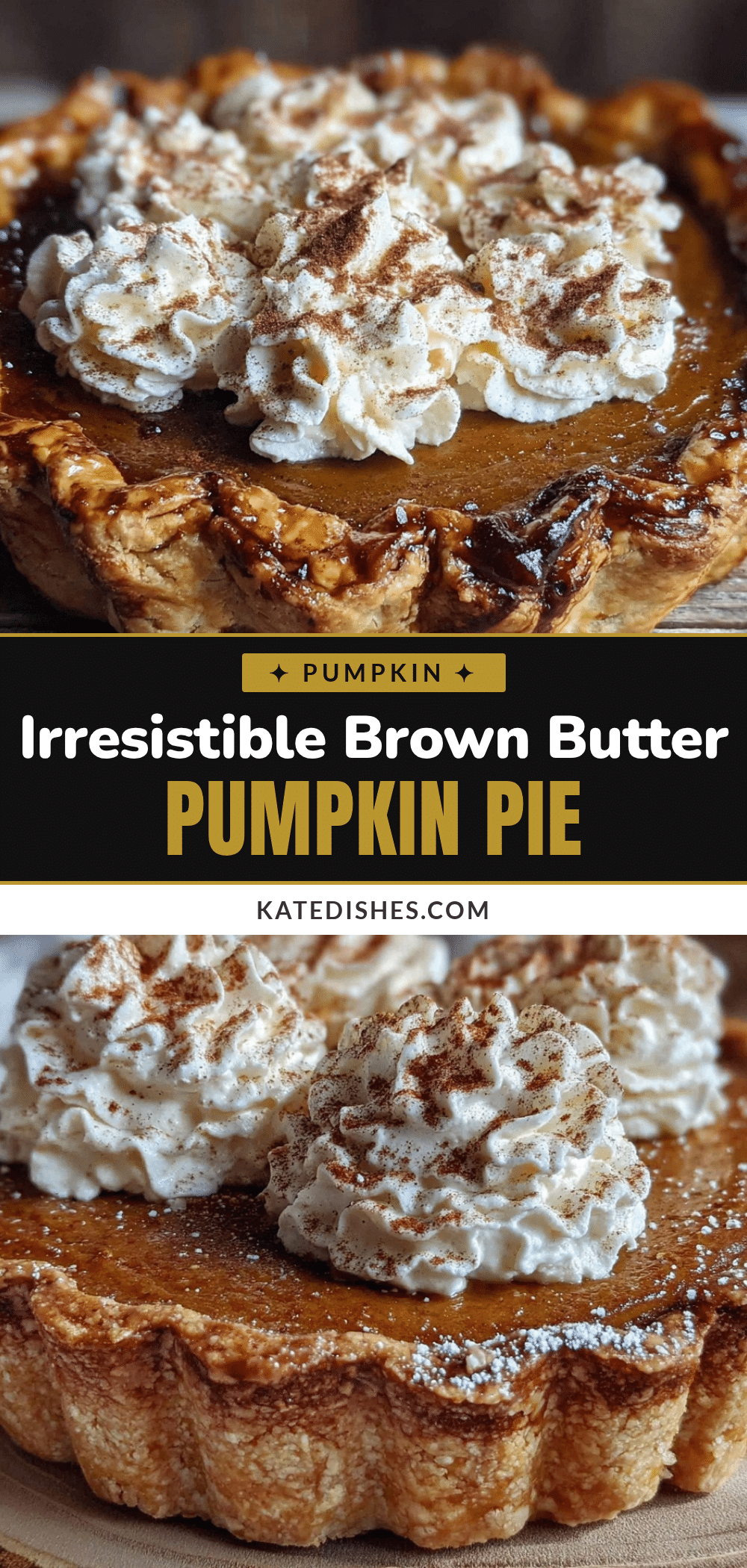 brown butter pumpkin pie recipe