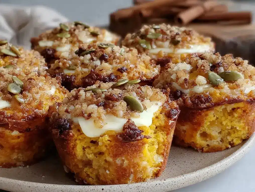 brown butter pumpkin spice muffins - featured image