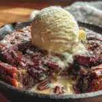 brownie mix cookie skillet - featured image