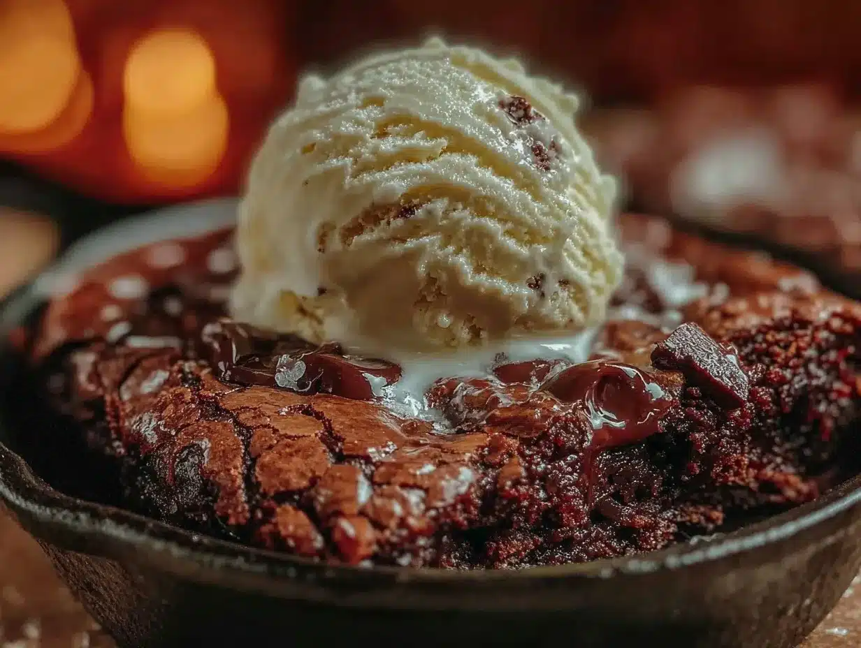 brownie mix cookie skillet preparation steps