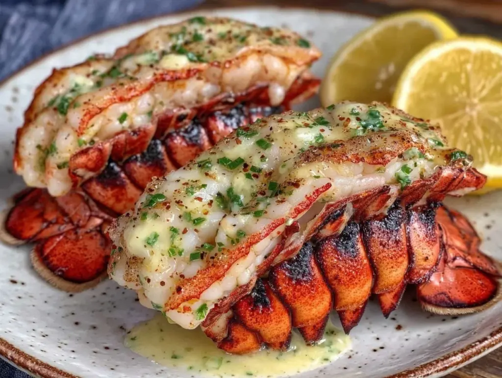 Cajun butter grilled lobster tails - featured image