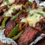 campfire foil packet philly cheesesteaks - featured image