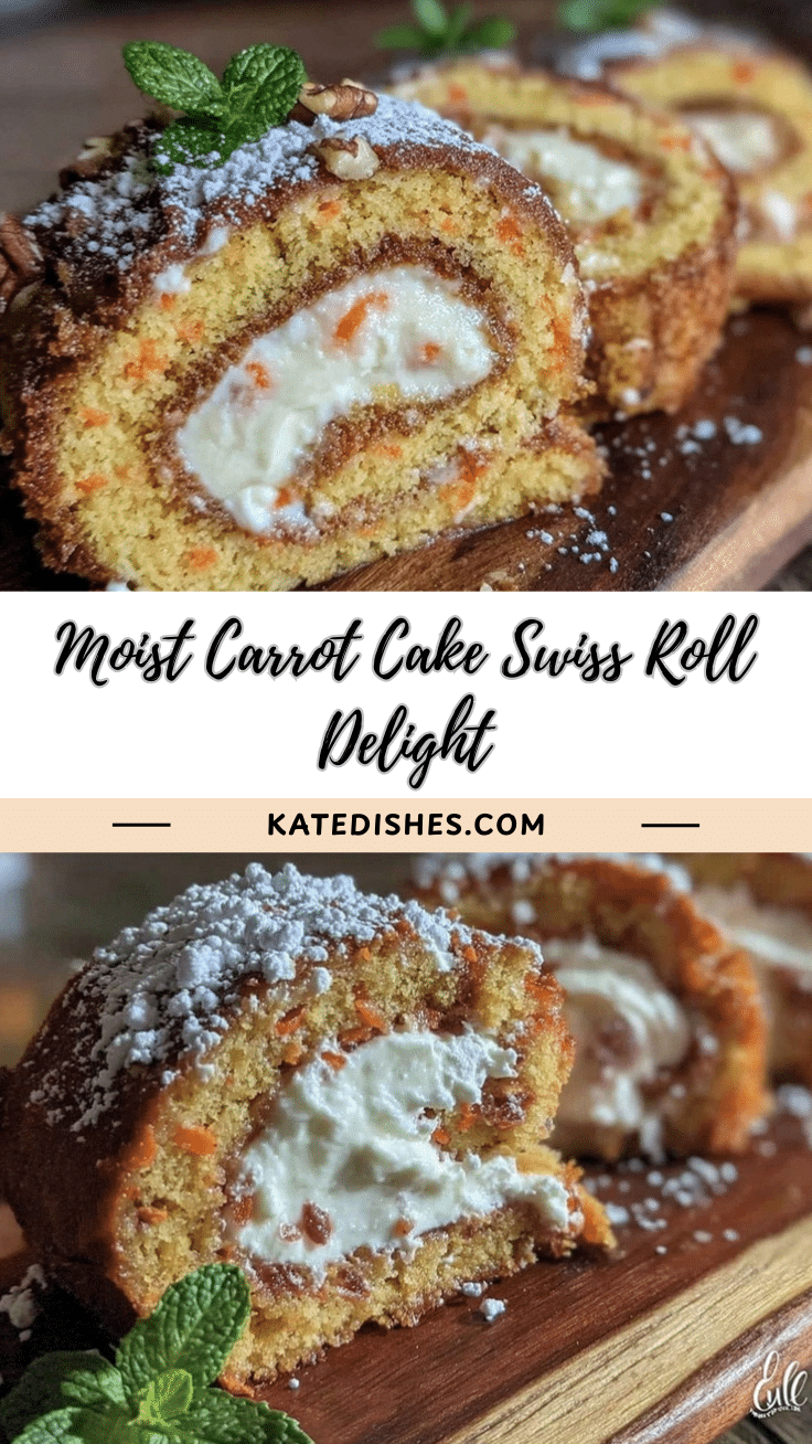 carrot cake swiss roll recipe