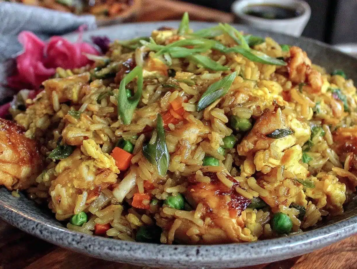 chicken fried rice recipe preparation steps