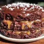 chocolate stout layer cake - featured image