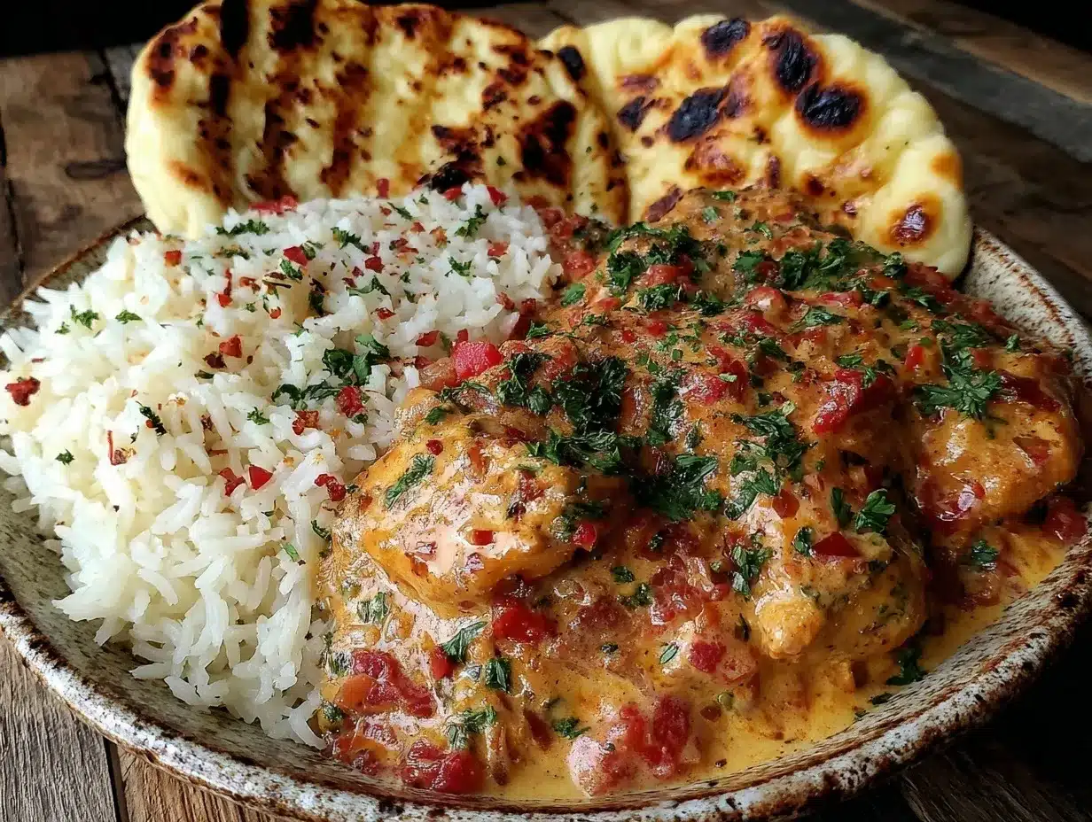 creamy chicken tikka masala preparation steps